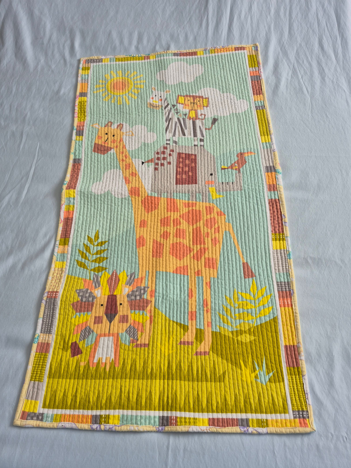 Courtepointe enfant - La girafe